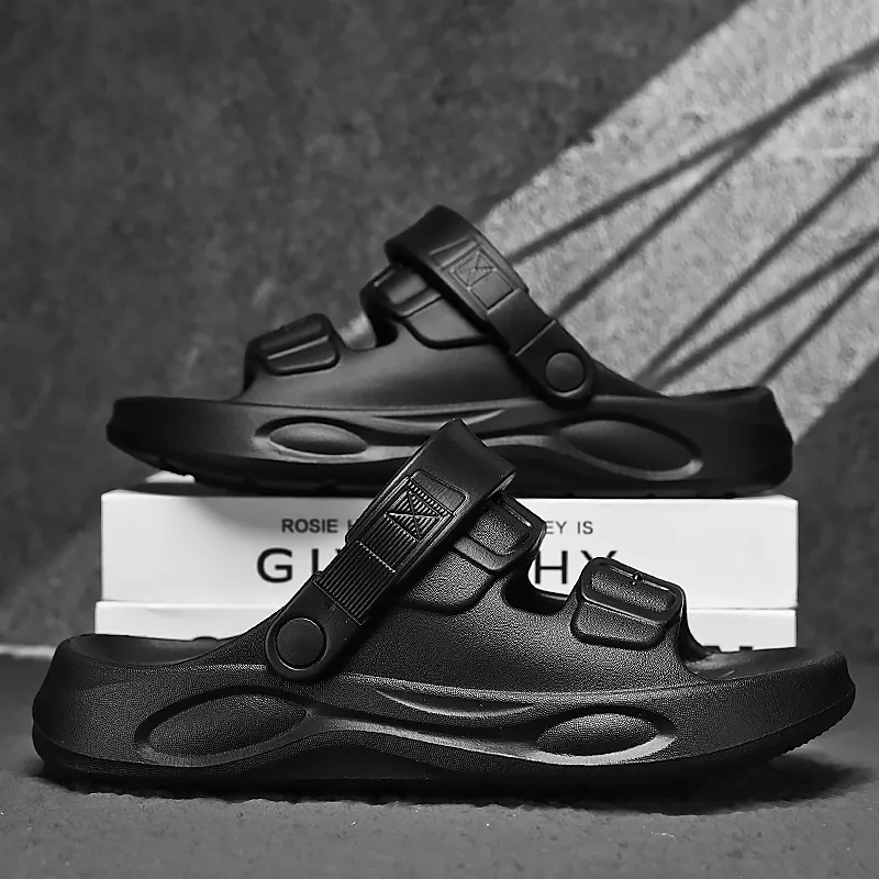 Le Drag Sandal Slippers Light Gray-18