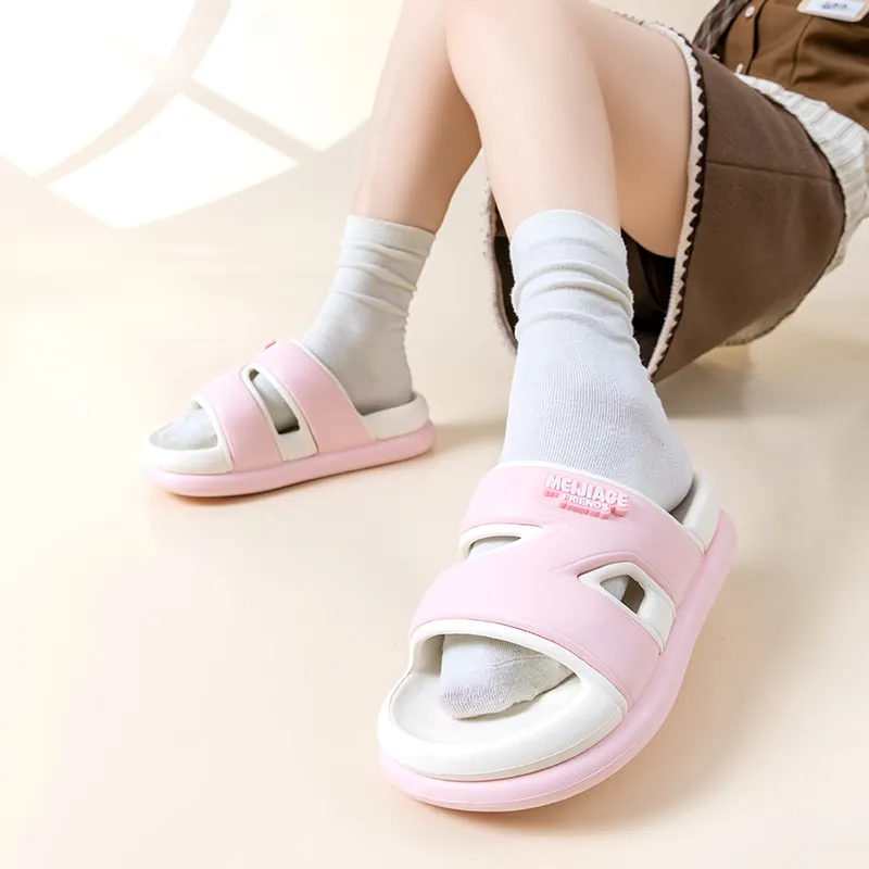 Le Drag Slippers Black/Dark Blue/Khaki/Pink/Purple-23