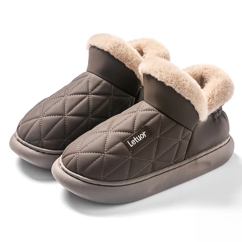 Le Drag Home Slippers Light Gray/Light Coffee/Camel/Apricot/Brown-26
