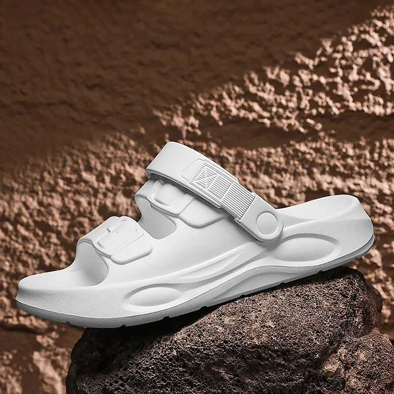 Le Drag Sandal Slippers Light Gray-8