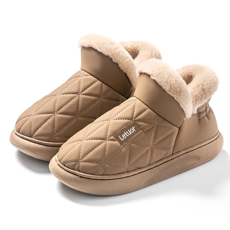 Le Drag Home Slippers Light Gray/Light Coffee/Camel/Apricot/Brown-6