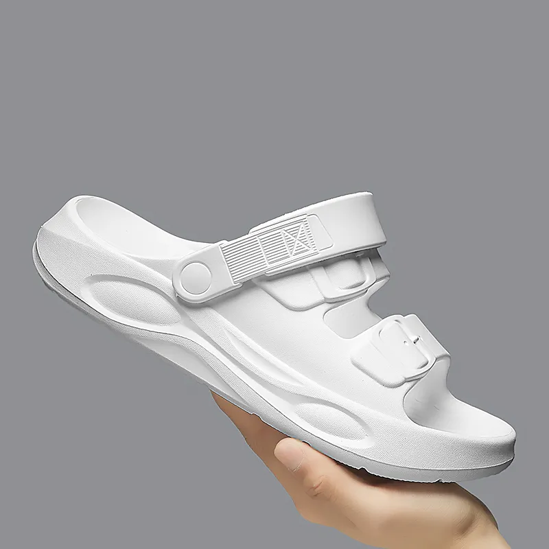 Le Drag Sandal Slippers Light Gray-11