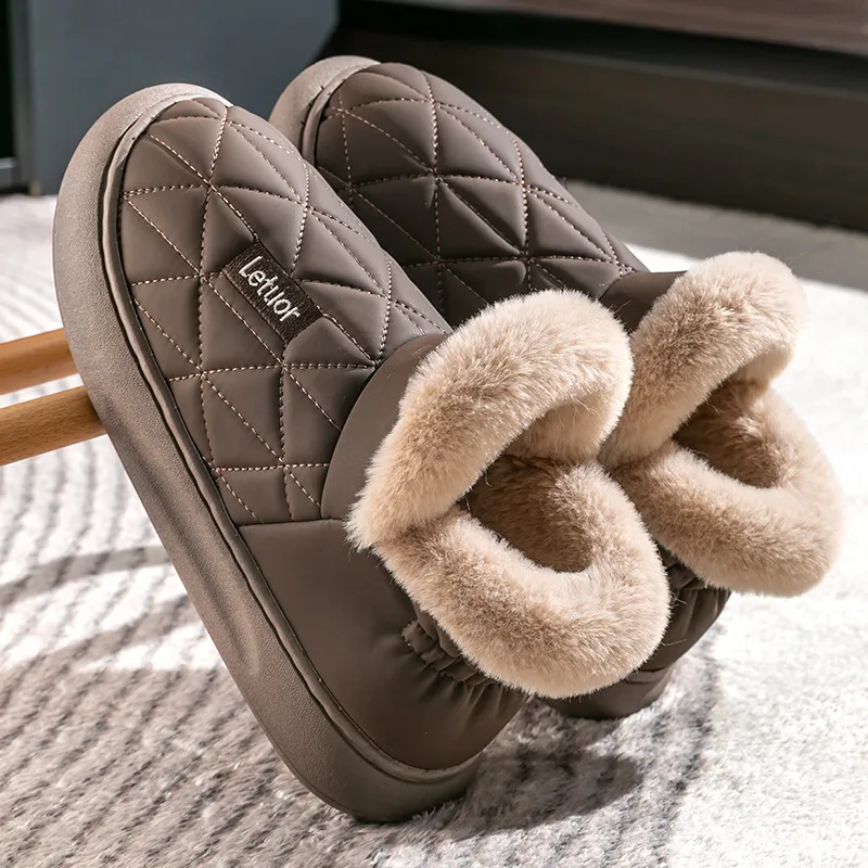 Le Drag Home Slippers Light Gray/Light Coffee/Camel/Apricot/Brown-30
