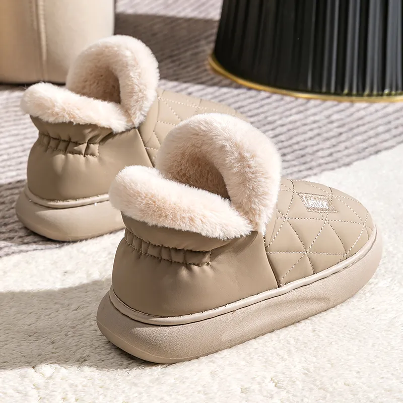 Le Drag Home Slippers Light Gray/Light Coffee/Camel/Apricot/Brown-4