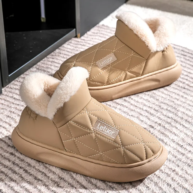 Le Drag Home Slippers Light Gray/Light Coffee/Camel/Apricot/Brown-22