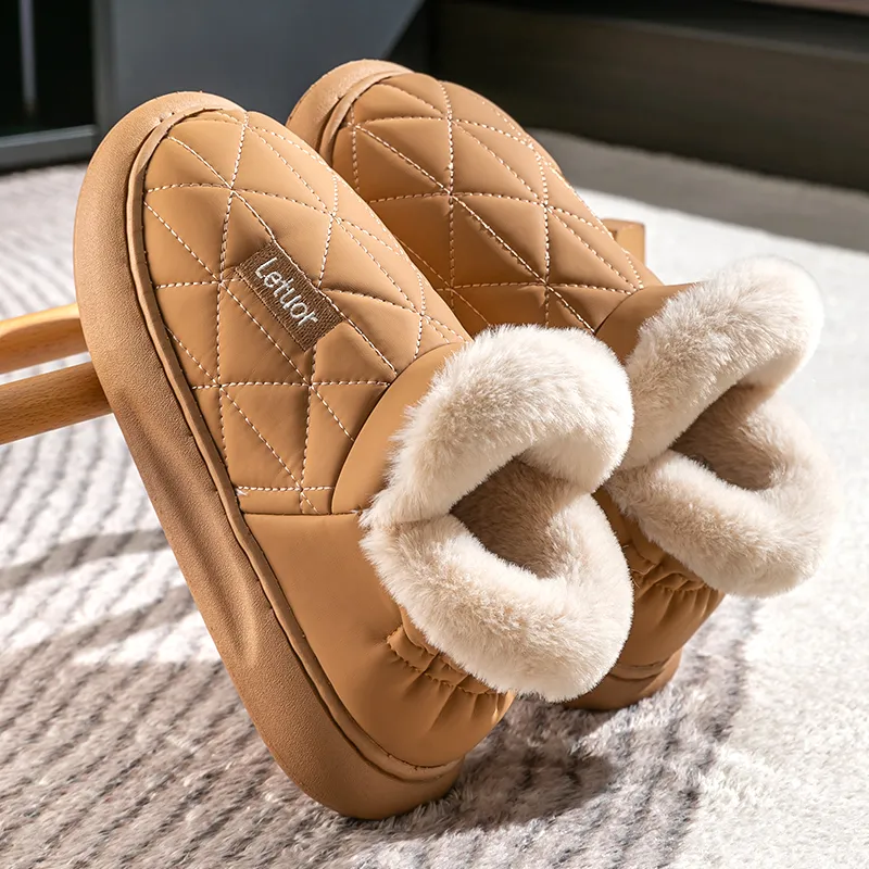 Le Drag Home Slippers Light Gray/Light Coffee/Camel/Apricot/Brown-16