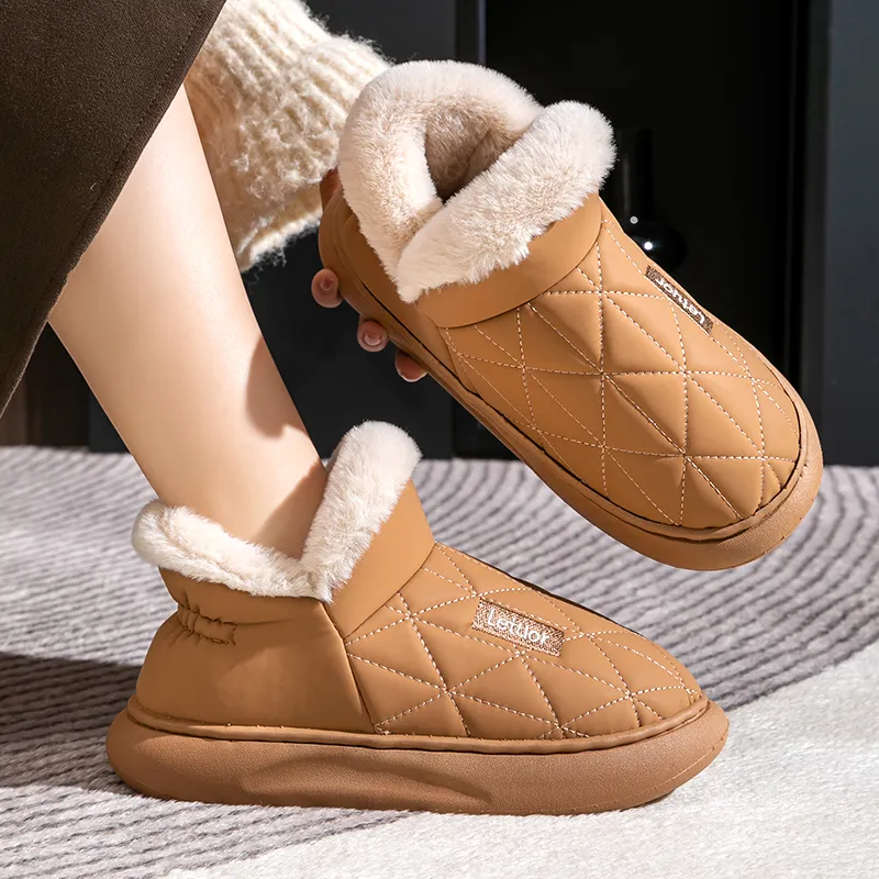 Le Drag Home Slippers Light Gray/Light Coffee/Camel/Apricot/Brown-18