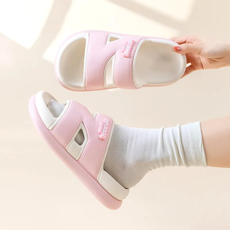 Le Drag Slippers Black/Dark Blue/Khaki/Pink/Purple-24