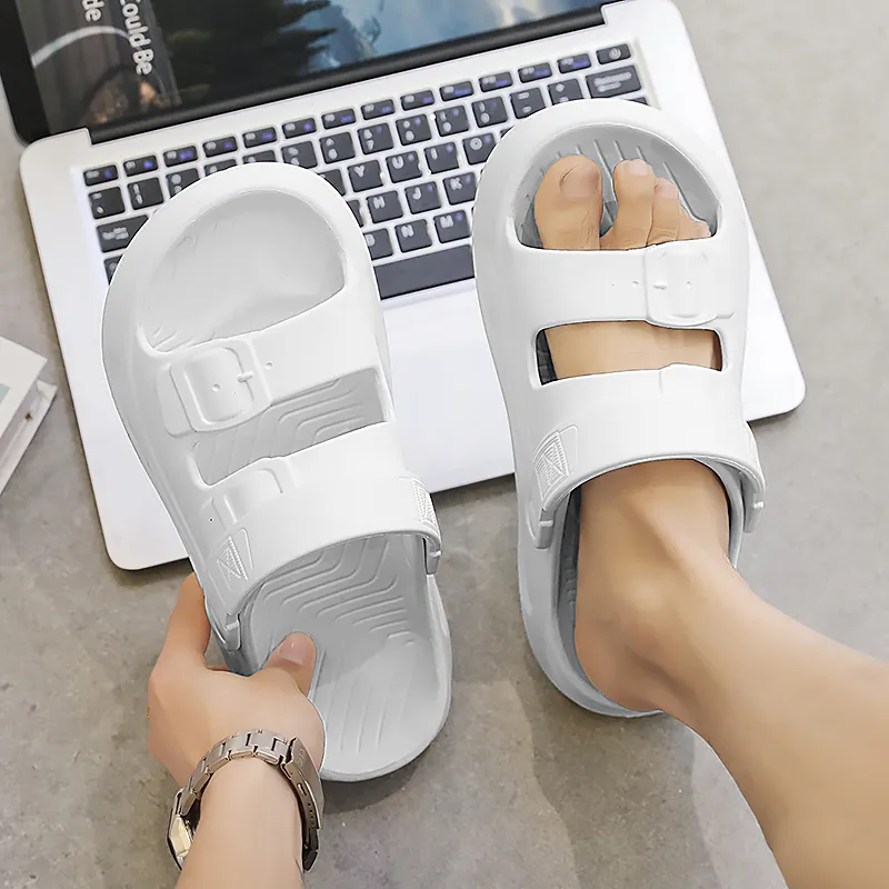 Le Drag Sandal Slippers Light Gray-10