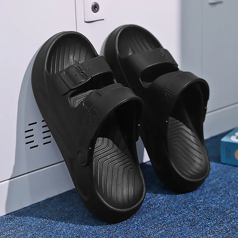 Le Drag Sandal Slippers Light Gray-15