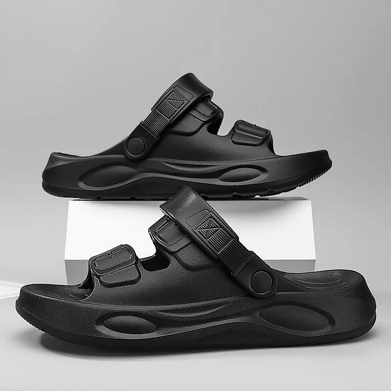Le Drag Sandal Slippers Light Gray-19