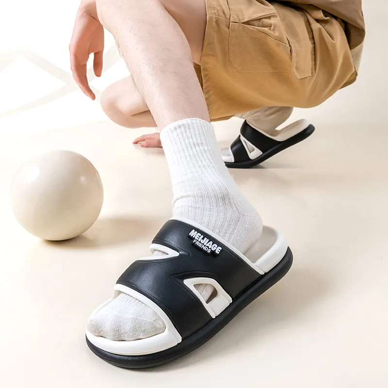 Le Drag Slippers Black/Dark Blue/Khaki/Pink/Purple-4