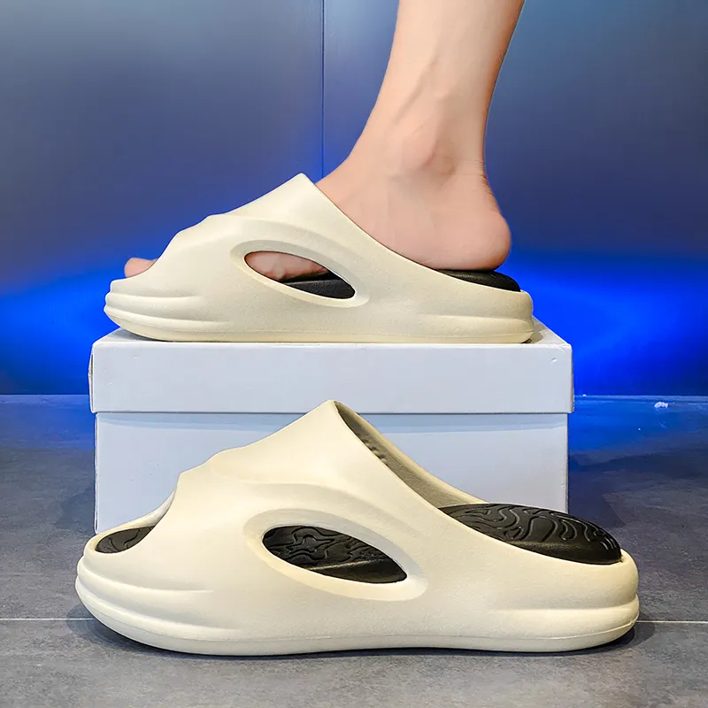 Le Drag Sandal Slippers White Black/Pure Black/Black Purple/Beige Orange-3