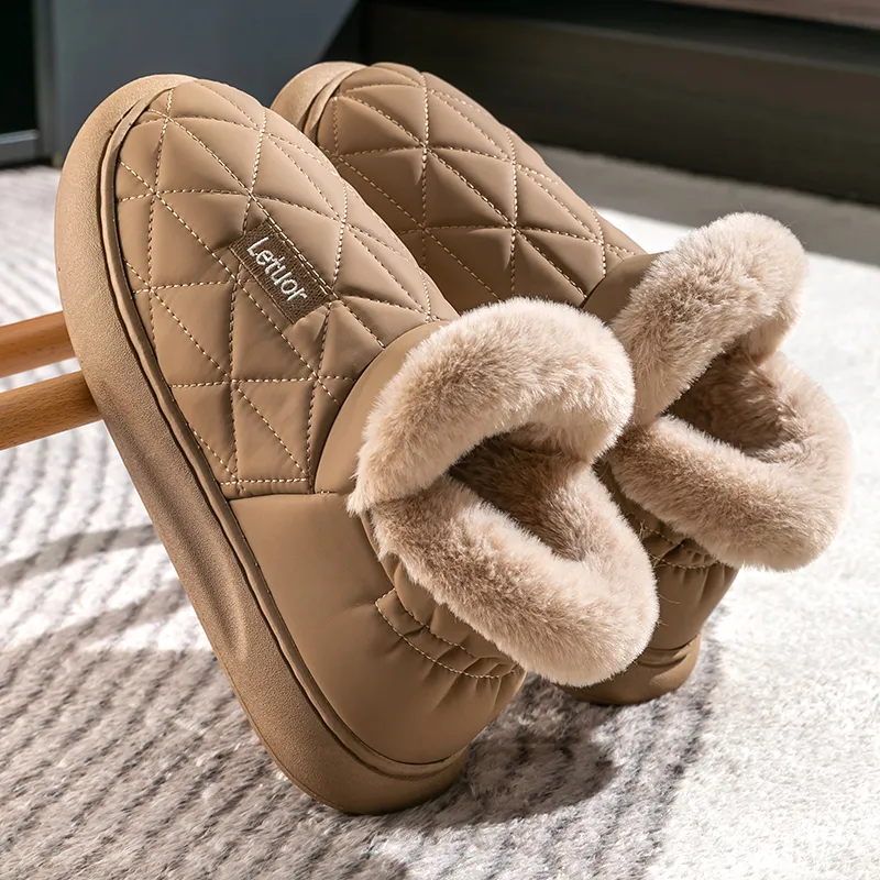 Le Drag Home Slippers Light Gray/Light Coffee/Camel/Apricot/Brown-11