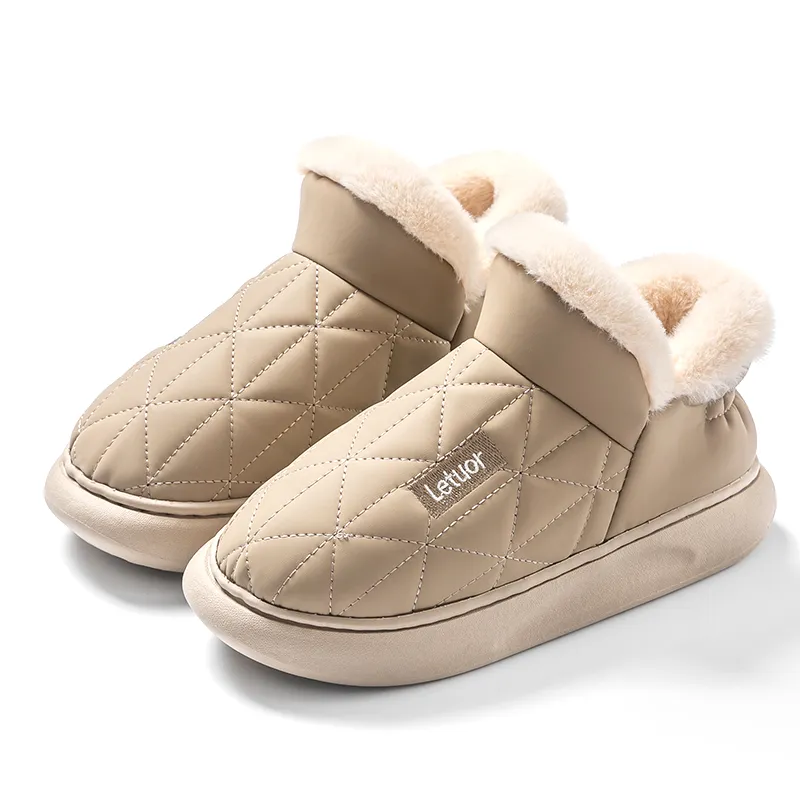 Le Drag Home Slippers Light Gray/Light Coffee/Camel/Apricot/Brown-1