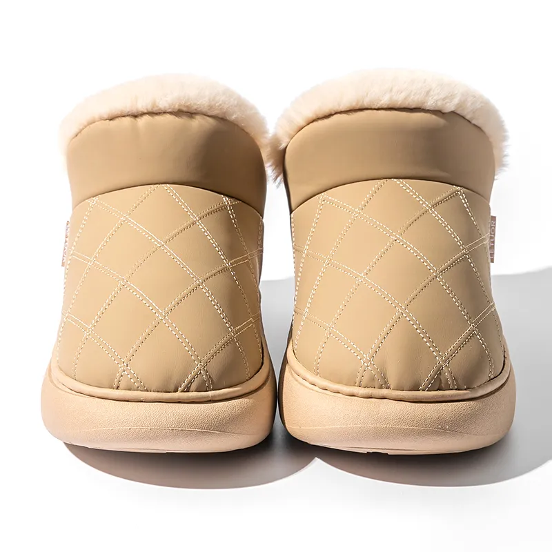 Le Drag Cotton Slippers Light Gray/Light Coffee/Camel/Apricot/Brown-18