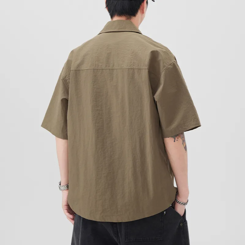 Pilot the camel Shirts Men-4