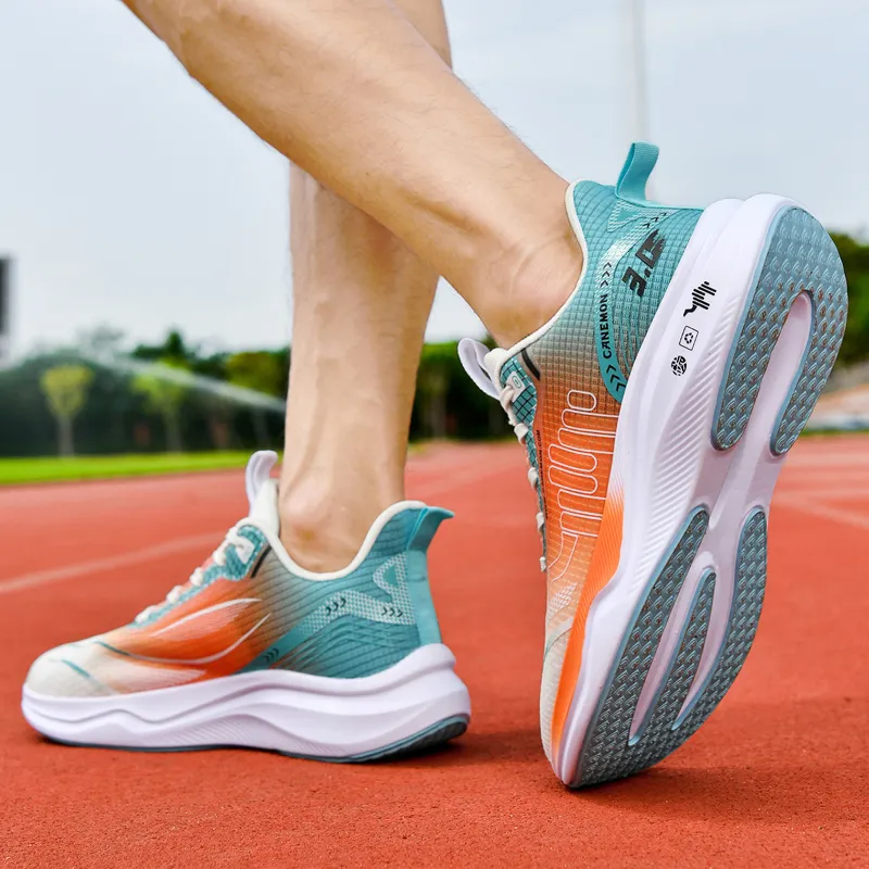 Pilot The Camel Slip-Resistant Breathable Coverage Low-Top Sprint Running Shoes Men's-3