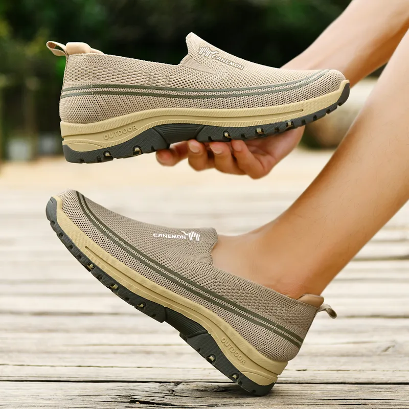Pilot The Camel Slip Resistant And Abrasion Resistant Coverage Low Top Casual Shoes Men's-16