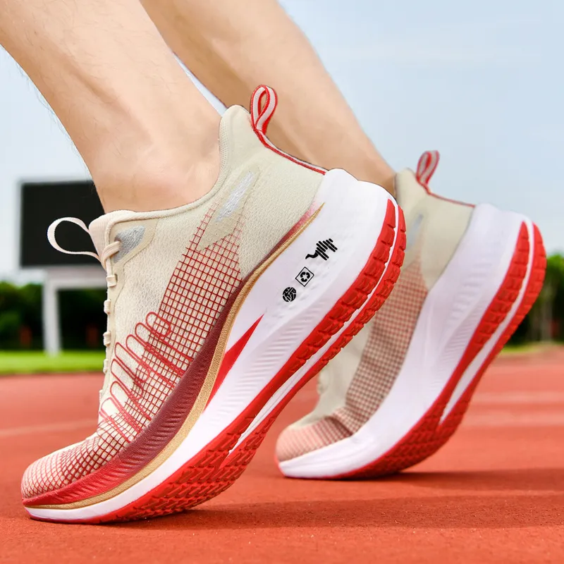 Pilot The Camel Breathable Coverage Rebound Low Top Running Shoes Men's-25