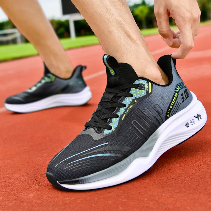 Pilot The Camel Slip-Resistant Breathable Coverage Low-Top Sprint Running Shoes Men's-19