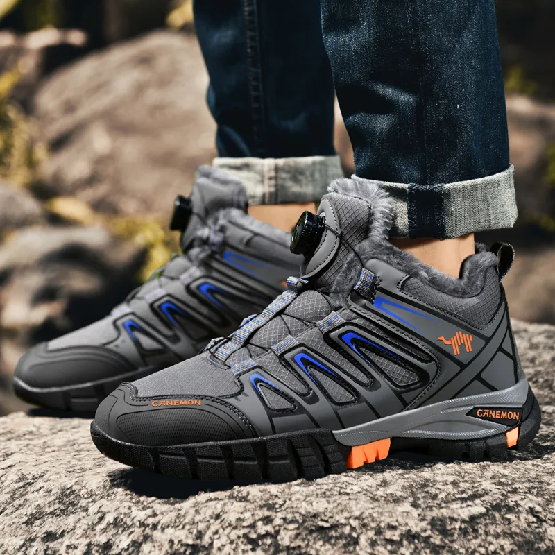 Pilot The Camel Anti-Slip And Wear-Resistant Lightweight Mid-Top Hiking Trekking Shoes Men's-9