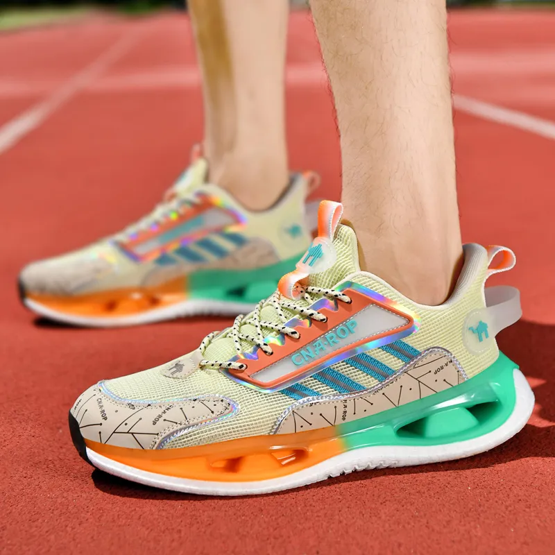 Pilot The Camel Abrasion Resistant Breathable Coverage Low Top Sprint Running Shoes Men's-21