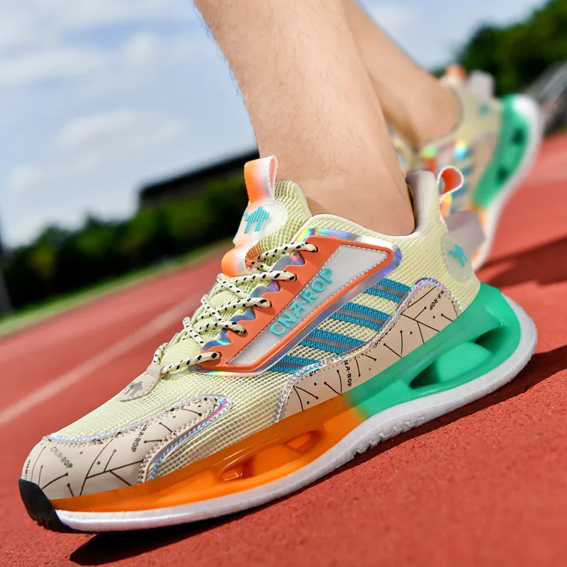 Pilot The Camel Abrasion Resistant Breathable Coverage Low Top Sprint Running Shoes Men's-22