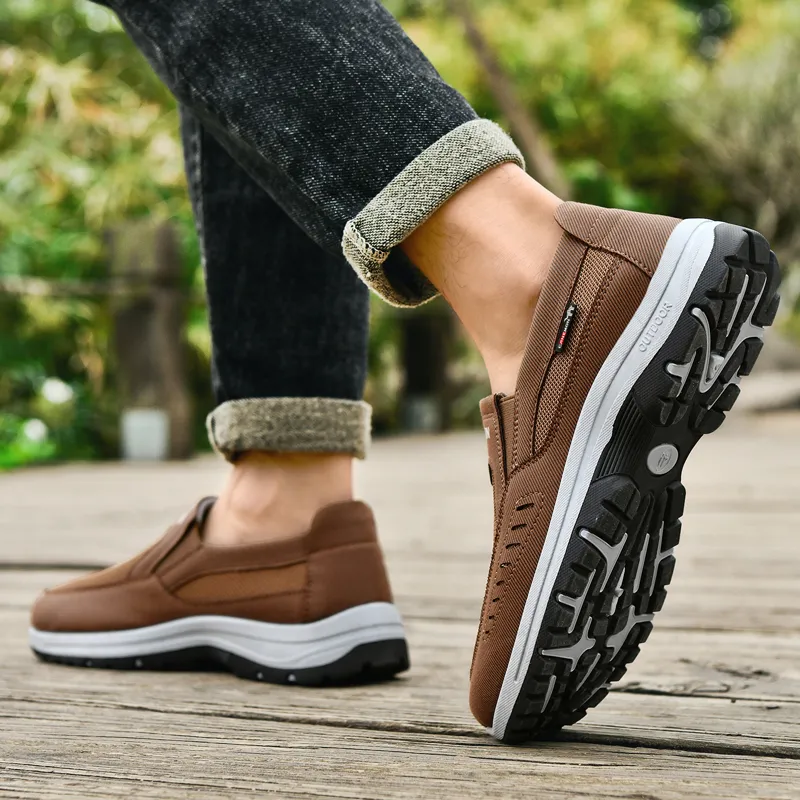 Pilot The Camel Abrasion Resistant Breathable Coverage Low Top Casual Shoes Men's-23