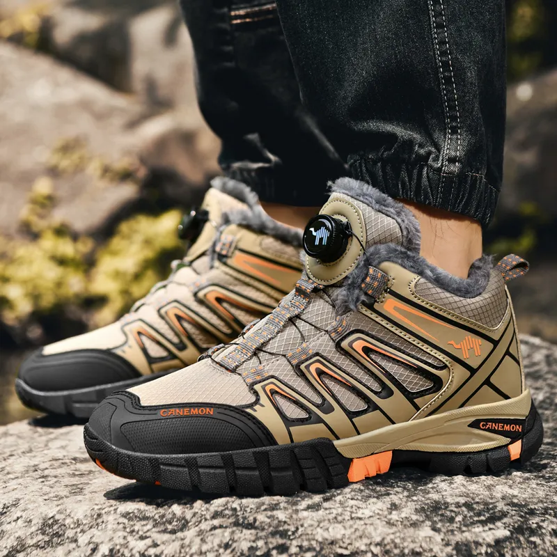 Pilot The Camel Anti-Slip And Wear-Resistant Lightweight Mid-Top Hiking Trekking Shoes Men's-15