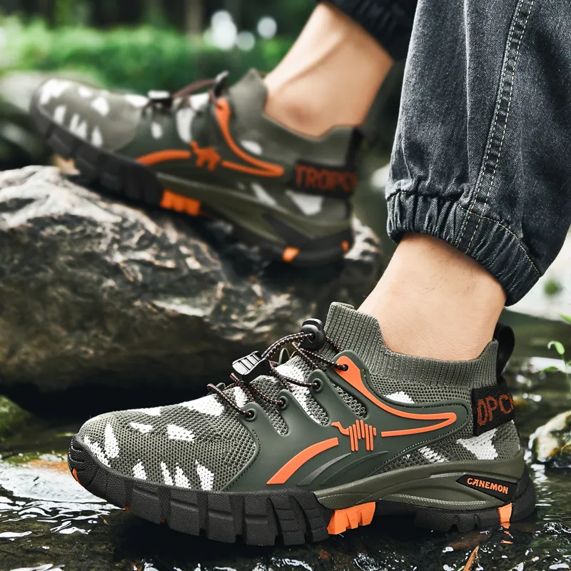 Pilot The Camel Cushioned Slip-Resistant Lightweight Low-Top Trekking Shoes Gift Recommendation Men's-25