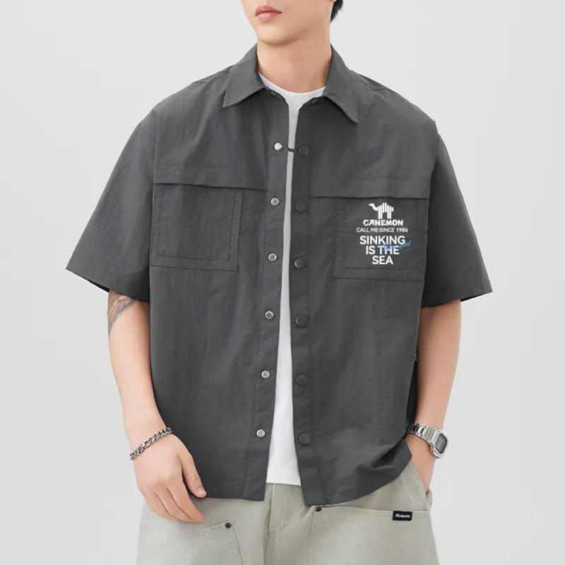 Pilot the camel Shirts Men-13