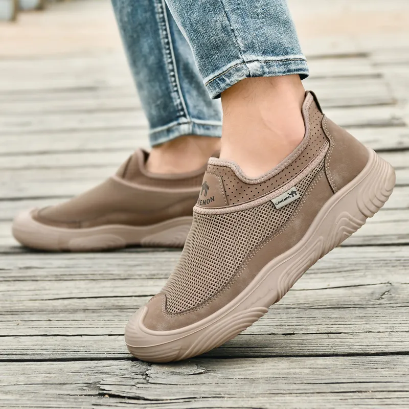 Pilot The Camel Slip Resistant And Abrasion Resistant Coverage Low Top Casual Shoes Men's-10