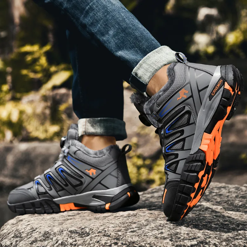 Pilot The Camel Anti-Slip And Wear-Resistant Lightweight Mid-Top Hiking Trekking Shoes Men's-10