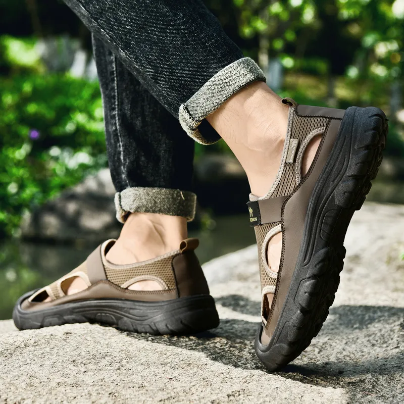 Pilot The Camel Slip Resistant Odor Resistant River Trekking Shoes Men's-10