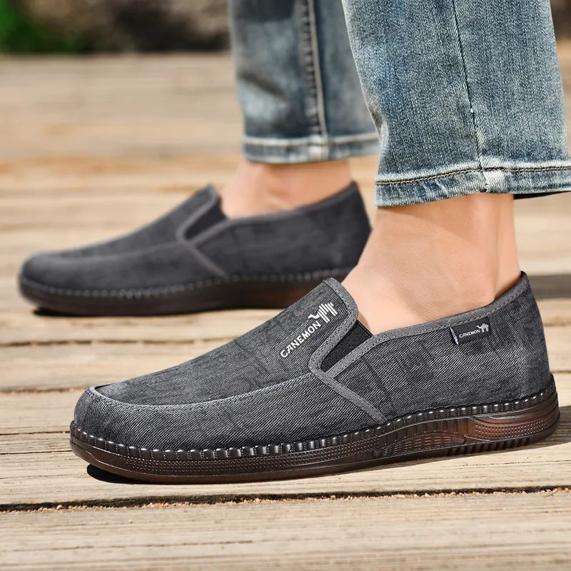 Pilot The Camel Abrasion Resistant Coverage Low Top Casual Shoes Men's Gray-4