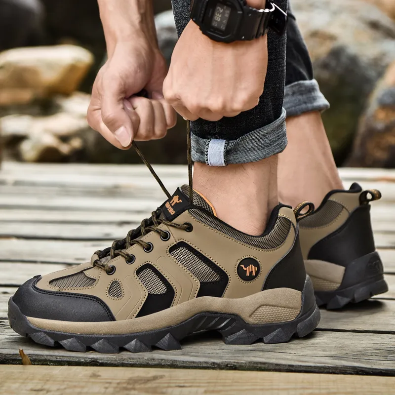 Pilot The Camel Slip Resistant, Abrasion Resistant, Waterproof Low Top Outdoor Shoes Men's-41