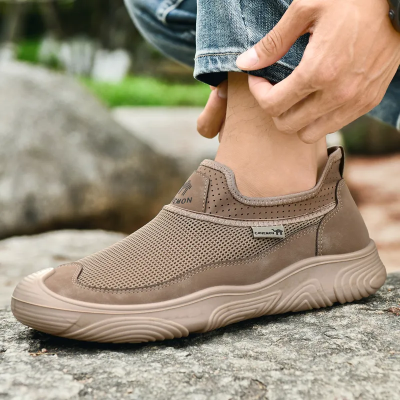 Pilot The Camel Slip Resistant And Abrasion Resistant Coverage Low Top Casual Shoes Men's-13