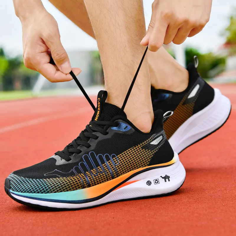 Pilot The Camel Breathable Coverage Rebound Low Top Running Shoes Men's-9