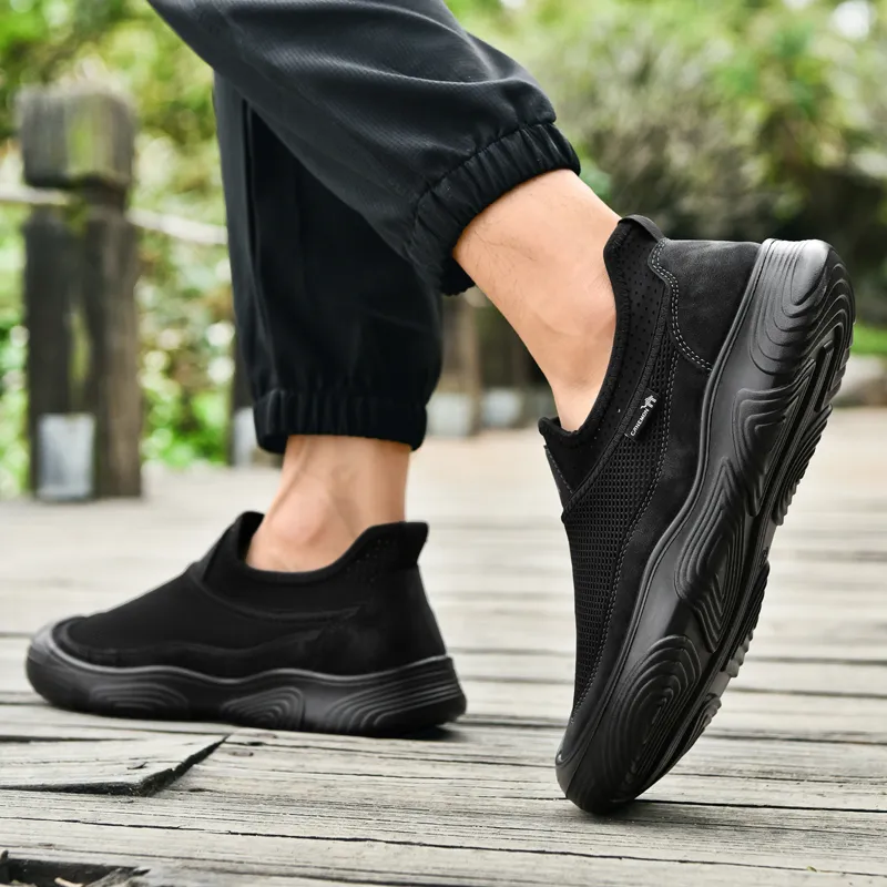 Pilot The Camel Slip Resistant And Abrasion Resistant Coverage Low Top Casual Shoes Men's-3