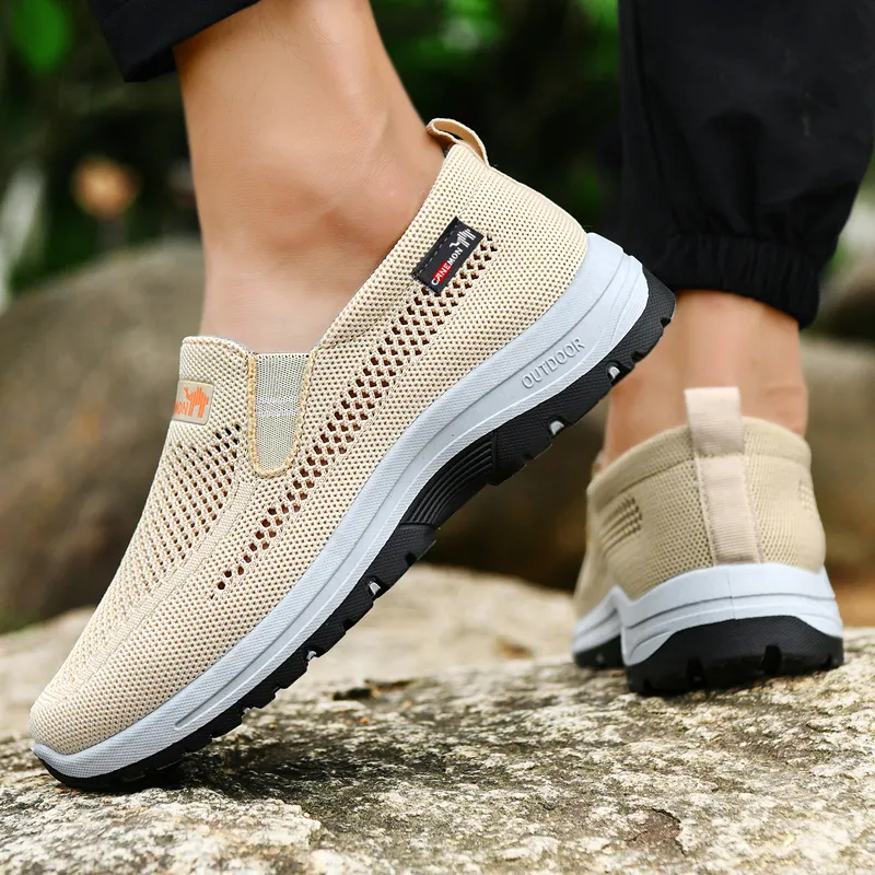 Pilot The Camel Anti Slip Wear Resistant Low Top Casual Shoes Men's-26