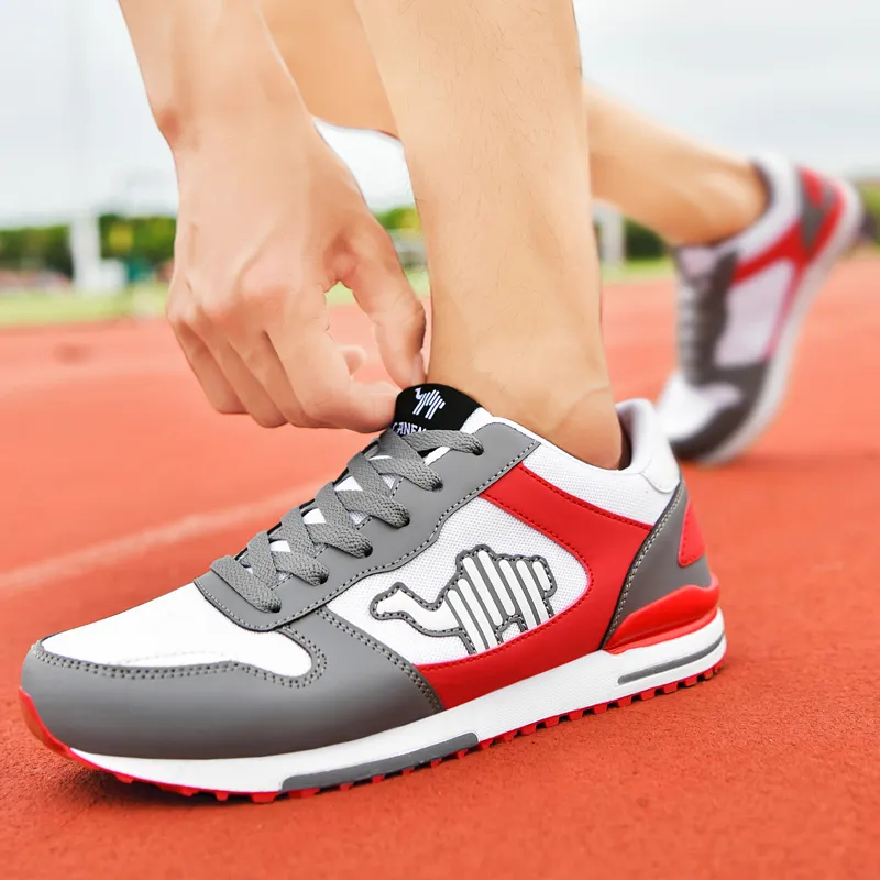 Pilot The Camel Slip-Resistant Breathable Coverage Low-Top Sprint Running Shoes Men's-18