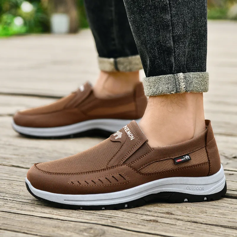 Pilot The Camel Abrasion Resistant Breathable Coverage Low Top Casual Shoes Men's-26