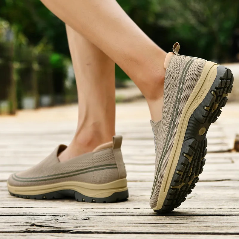 Pilot The Camel Slip Resistant And Abrasion Resistant Coverage Low Top Casual Shoes Men's-17