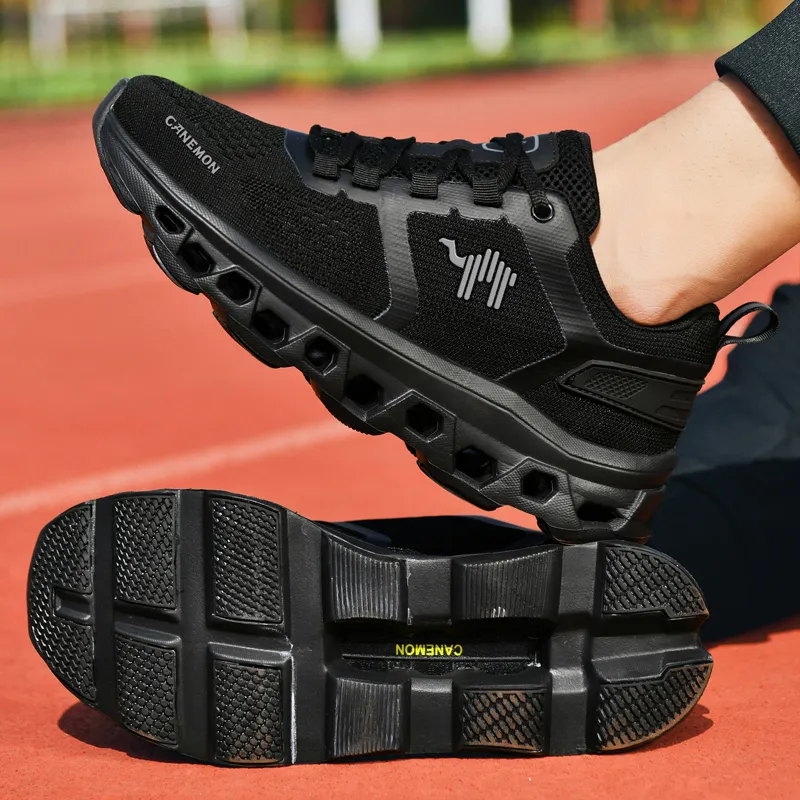 Pilot The Camel Slip Resistant Breathable Coverage Low Top Training Shoes Men's Black-3