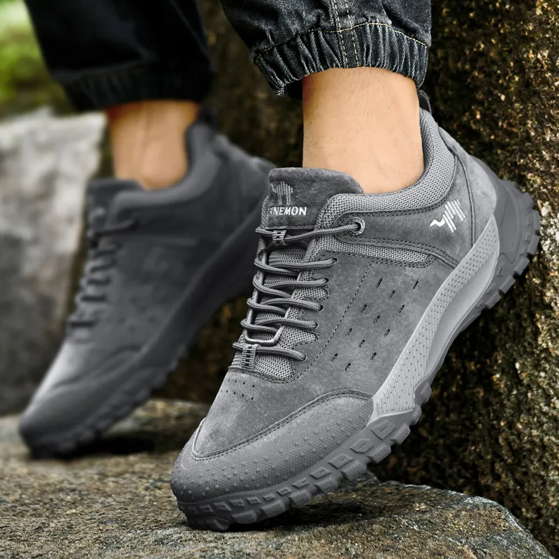Pilot The Camel Anti-Slip And Wear-Resistant Coverage Low-Top Hiking Shoes Men's-24