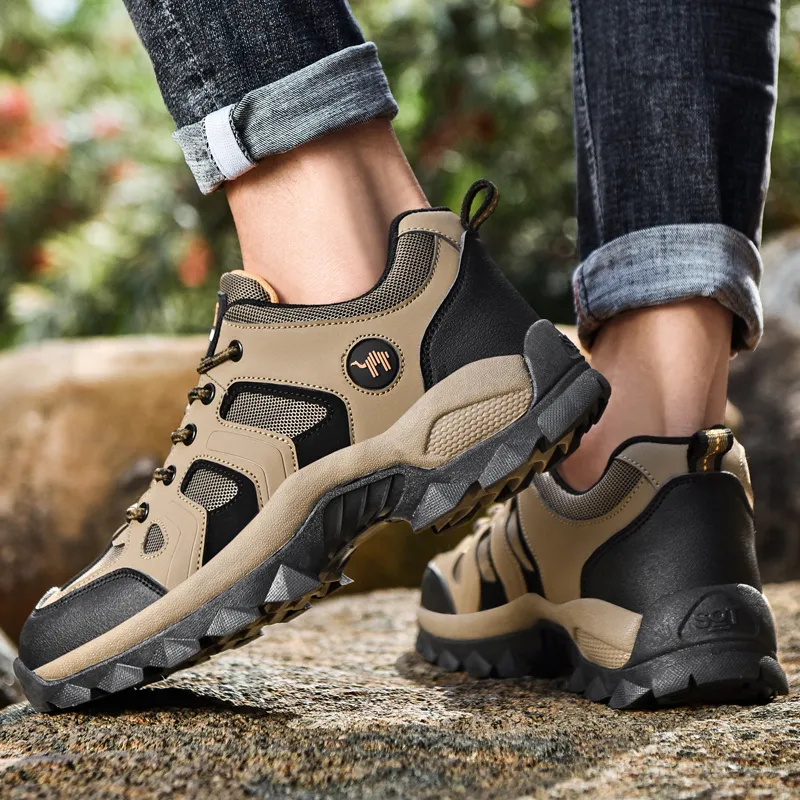 Pilot The Camel Slip Resistant, Abrasion Resistant, Waterproof Low Top Outdoor Shoes Men's-36