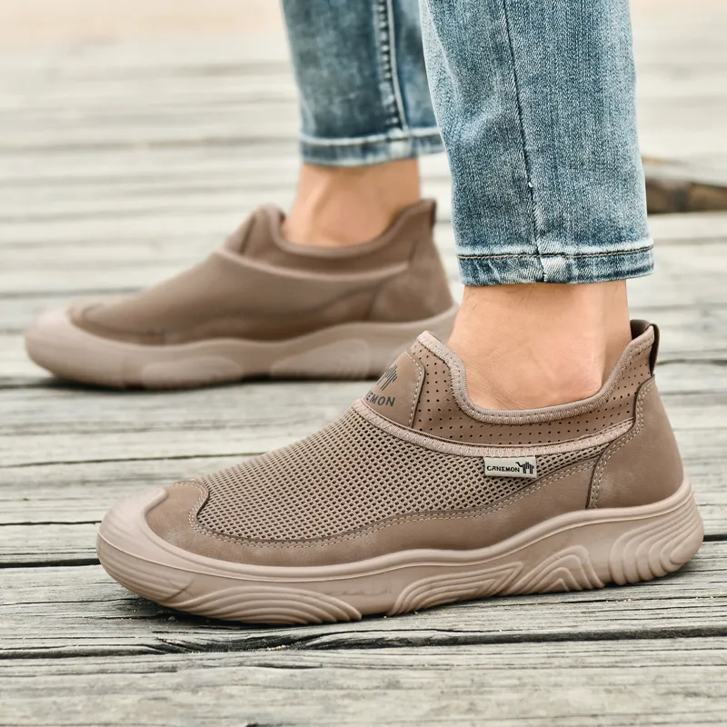 Pilot The Camel Slip Resistant And Abrasion Resistant Coverage Low Top Casual Shoes Men's-11