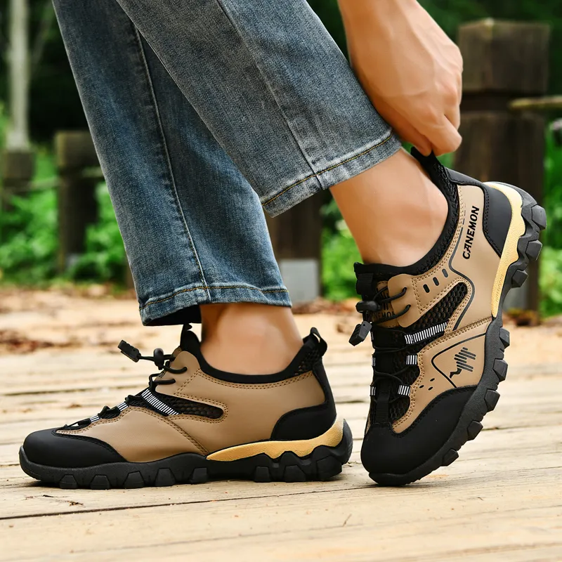 Pilot The Camel Abrasion Resistant Coverage Low Top Casual Shoes Men's-17