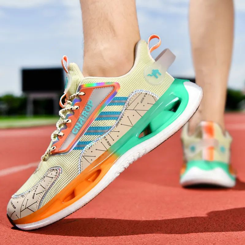 Pilot The Camel Abrasion Resistant Breathable Coverage Low Top Sprint Running Shoes Men's-19